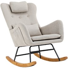Clark Linen-look Rocking Chair